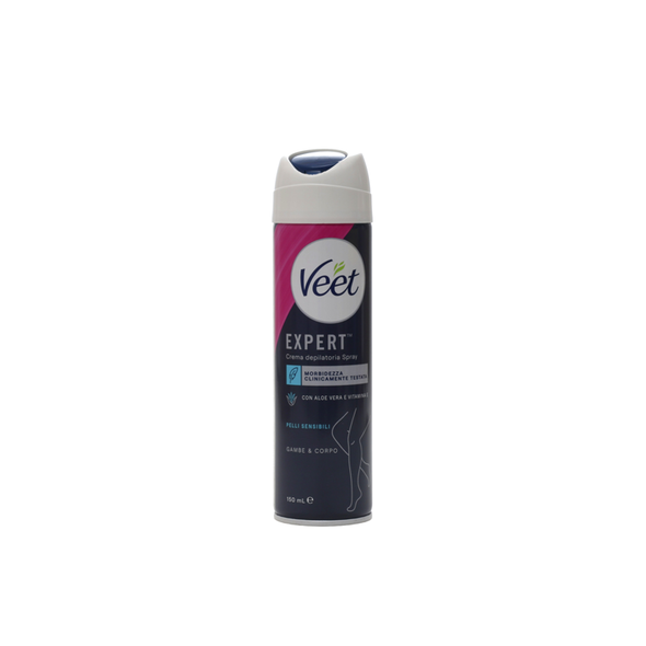 VEET CREMA DEPILATORIA SPRAY SILKY FRESH PELLI SENSIBILI 150 ML