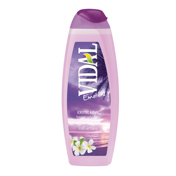 VIDAL BAGNOSCHIUMA EMOTIONS EXOTIC LOVE FIORI DI TIARE' 500 ML