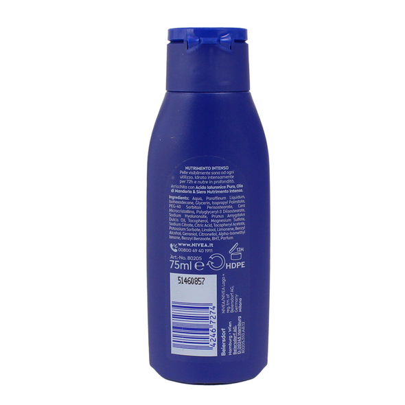 NIVEA BODY CREMA CORPO FLUIDA NUTRIENTE MINI SIZE 75 ML