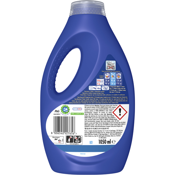 DASH LIQUIDO DETERSIVO BUCATO LAVATRICE CLASSICO 21 LAVAGGI