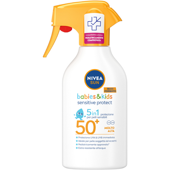 NIVEA SOLARE BABYES & KIDS SENSITIVE PROTECT 5in1 SFP50+ TRIGGER 270 ML