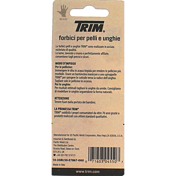 TRIM FORBICE PELLI E UNGHIE 3,5"10-35 BI 