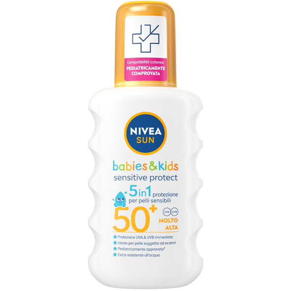 NIVEA SOLARE BABYES & KIDS SENSITIVE PROTECT SPRAY SPF 50+ 200 ML