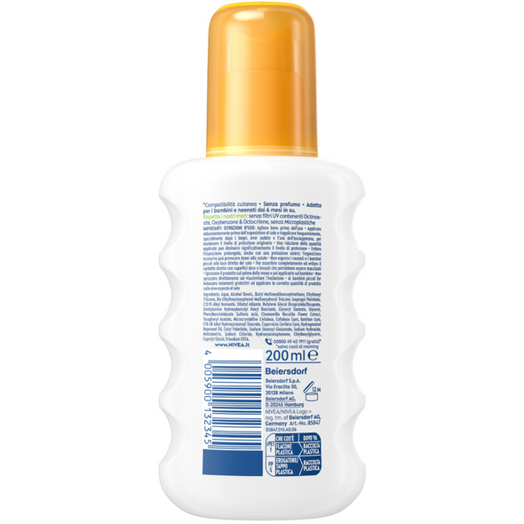 NIVEA SOLARE BABYES & KIDS SENSITIVE PROTECT SPRAY SPF 50+ 200 ML