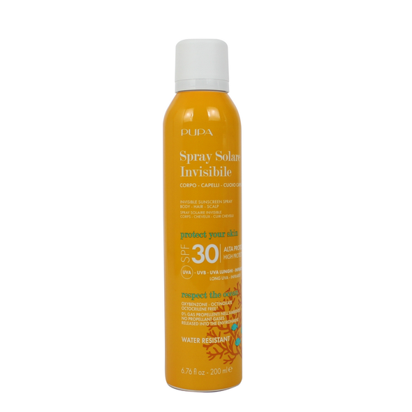 PUPA SOLARE SPRAY INVISIBILE CORPO, CAPELLI, CUOIO CAPELLUTO SPF30 200 ML