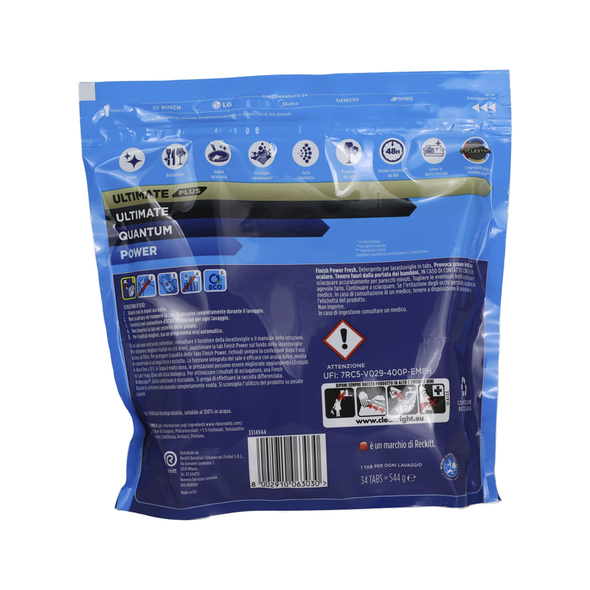 FINISH PASTIGLIE PER LAVASTOVIGLIE POWER ALLin1 34 TABS REGULAR