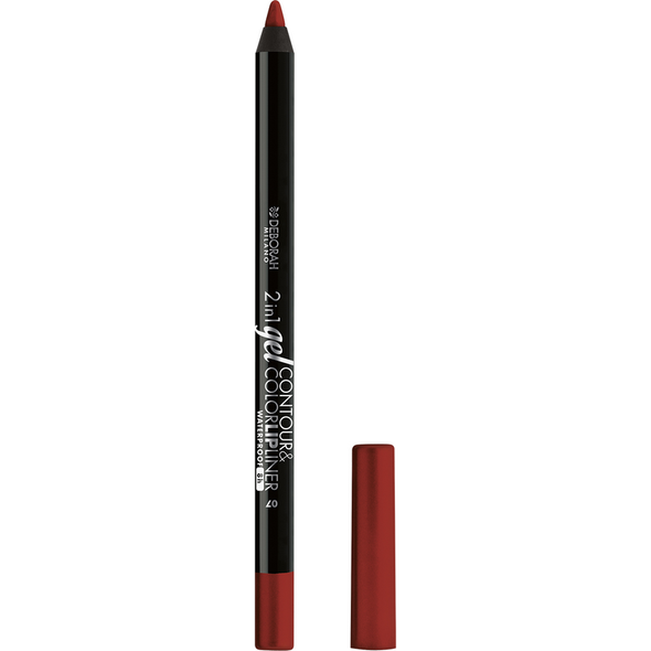 DEBORAH MATITA LABBRA 2IN1 GEL CONTOUR&COLOR WATERPROOF N.07 TRUE RED