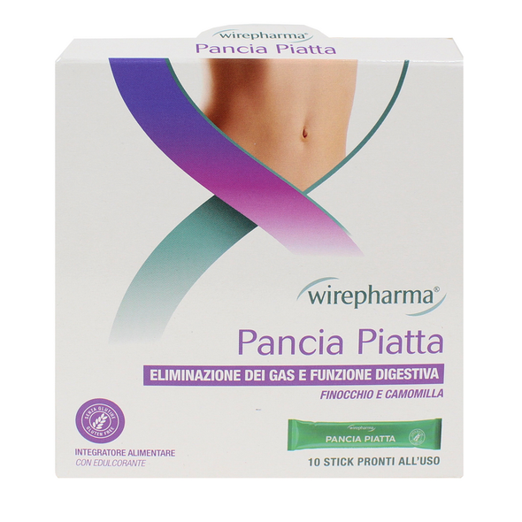 WIREPHARMA PANCIA PIATTA 10 STICKS INTEGRATORE ALIMENTARE  