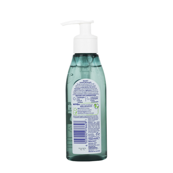 NIVEA VISO DERMA SKIN CLEAR GEL DETERGENTE 150 ML