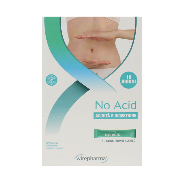 WIREPHARMA NO ACID 10 STICKS INTEGRATORE ALIMENTARE      