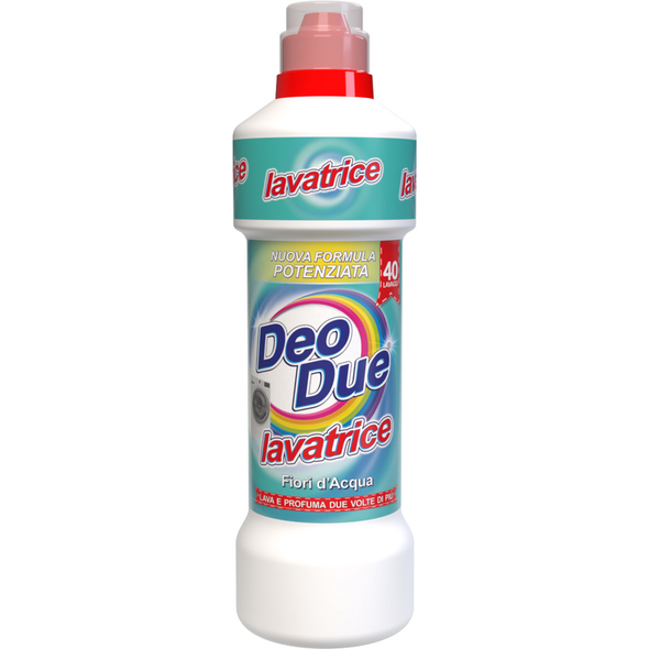 DEO DUE DETERSIVO LIQUIDO LAVATRICE FIORI D'ACQUA 40 LAVAGGI
