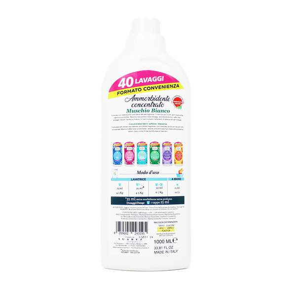 SWEET HOME AMMORBIDENTE MUSCHIO BIANCO 40 LAVAGGI 1000 ML