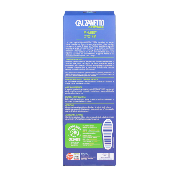 CALZANETTO SOLETTE FOOTURA EVERYDAY MEMORY UOMO SIZE 41/47