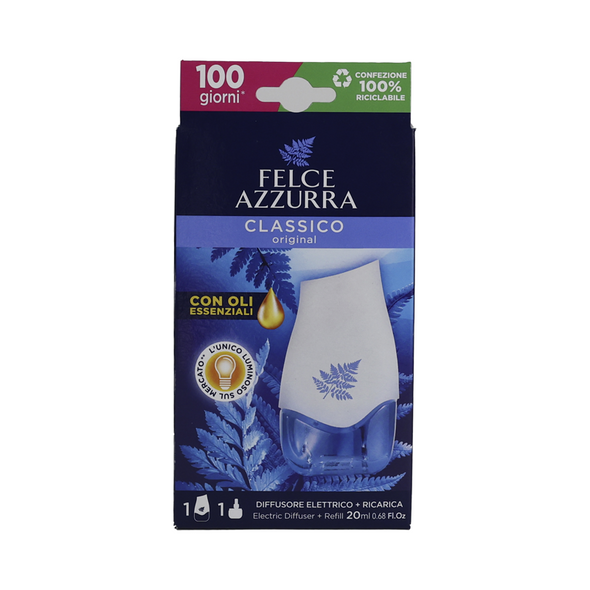 FELCE AZZURRA ARIA DI CASA DIFFUSORE ELETTRICO + RICARICA CLASSICO 20 ML