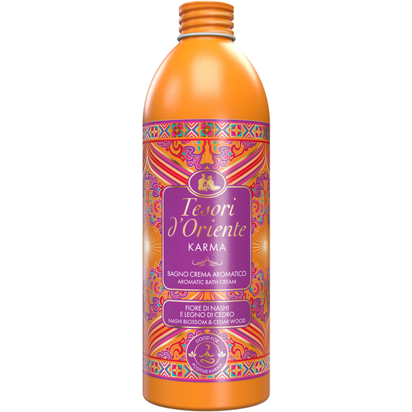 TESORI D'ORIENTE BAGNOCREMA AROMATICO KARMA FIORE DI NASHI E LEGNO DI CEDRO 500 ML