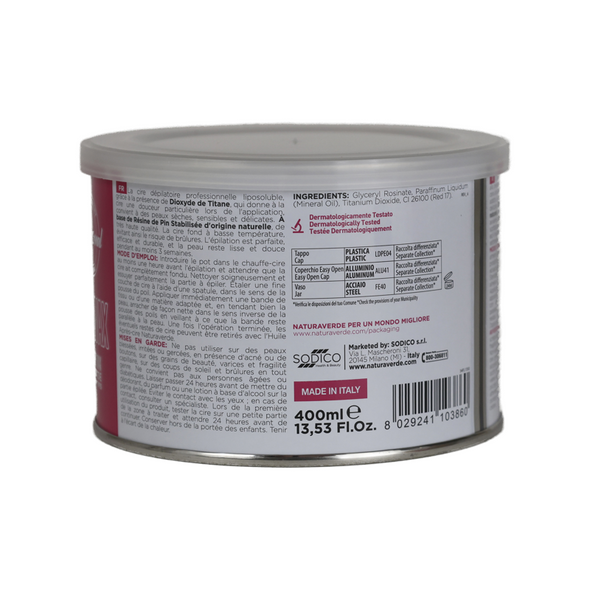 NATURAVERDE PROFESSIONAL CERA DEPILATORIA TITANIO 400 ML