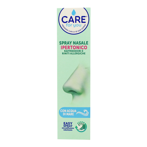 CARE FOR YOU SPRAY NASALE IPERTONICO RAFFREDDORI E RINITI ALLERGICHE 125 ML