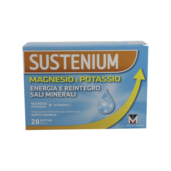SUSTENIUM MAGNESIO e POTASSIO 28 BUSTINE GUSTO ARANCIA