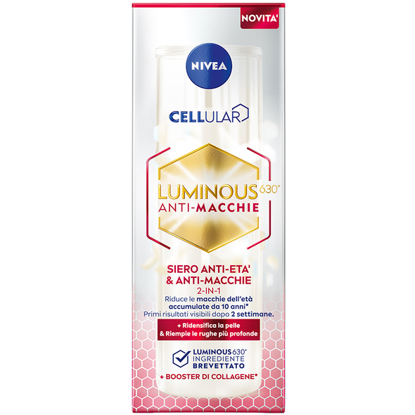 NIVEA VISO CELLULAR LUMINOUS SIERO ANTI ETA' & ANTI MACCHIE 30 ML