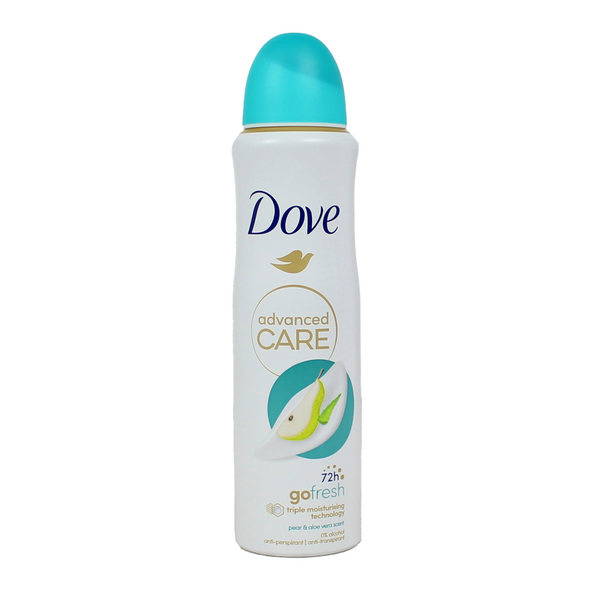 DOVE DEODORANTE SPRAY GO FRESH PEAR & ALOE VERA  ADVANCED CARE 150 ML