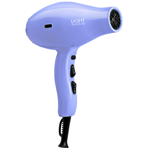 MELCAP PHON LIGHT 545 AZZURRO - MOTORE AC, FILTRO REMOVIBILE, 2100 W, 3 TEMPERATURE, COLPO D'ARIA FREDDA, 2 VELOCITA', CAVO PROFESSIONALE 3 MT, 2 BECCUCCI IN DOTAZIONE (8 CM X 0,5 E 6 CM X 0.8)