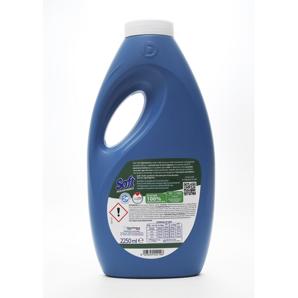SOFT DETERSIVO LIQUIDO BUCATO LAVATRICE MUSCHIO BIANCO 50 LAVAGGI 2250 ML       