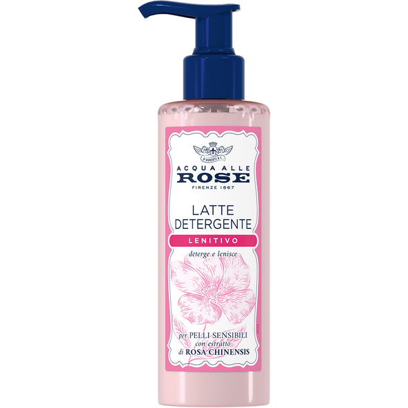 ACQUA ALLE ROSE LATTE DETERGENTE LENITIVO PELLI SENSIBILI CON ESTRATTO DI ROSA CHINENSIS 200 ML