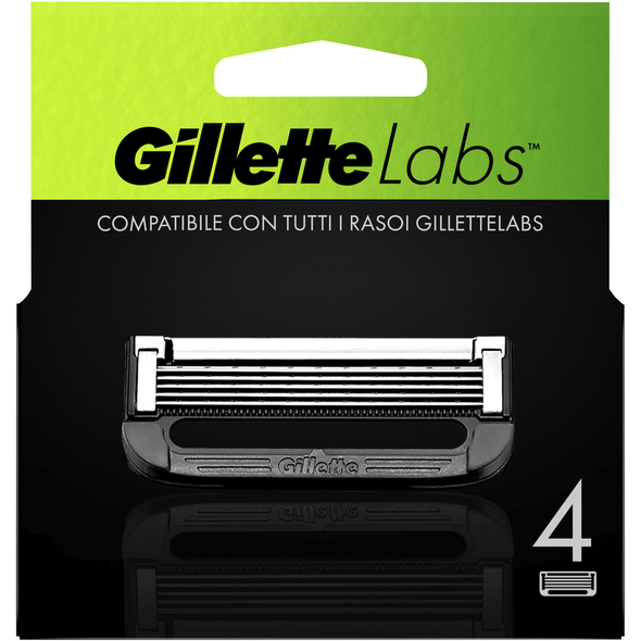 GILLETTE LABS RICARICA 4 PZ 