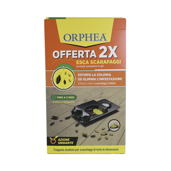 ORPHEA ESCA SCARAFAGGI OFFERTA 2X TRAPPOLA 3 PEZZI EFFICACIA FINO A 3 MESI