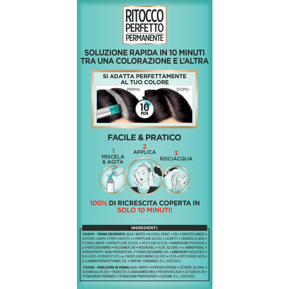 L'OREAL RITOCCO PERFETTO PERMANENTE CON APPLICATORE 2 NERO 