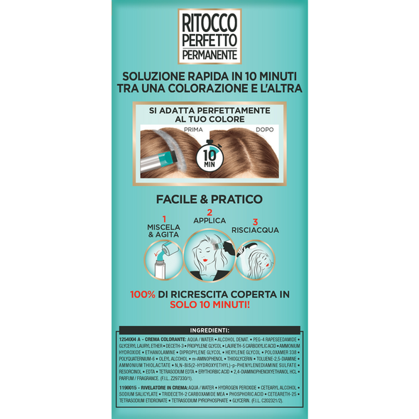 L'OREAL RITOCCO PERFETTO PERMAMENTE CON APPLICATORE 7 BIONDO SCURO 