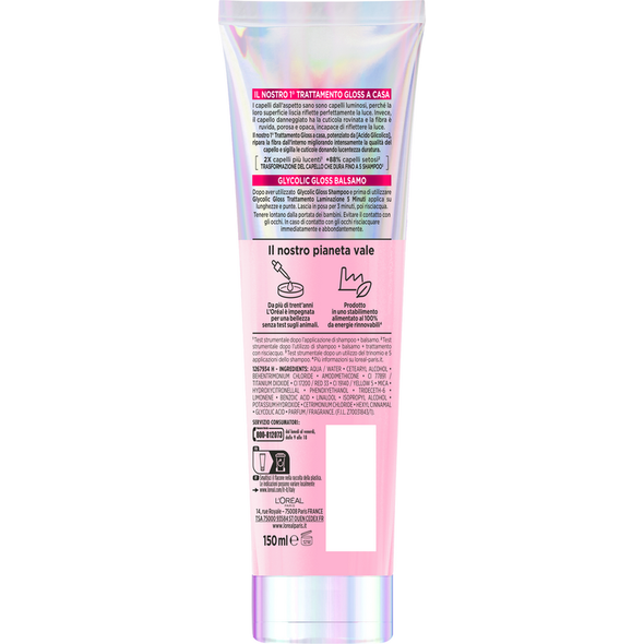 ELVIVE BALSAMO GLYCOLIC GLOSS CAPELLI SPENTI, POROSI 150 ML