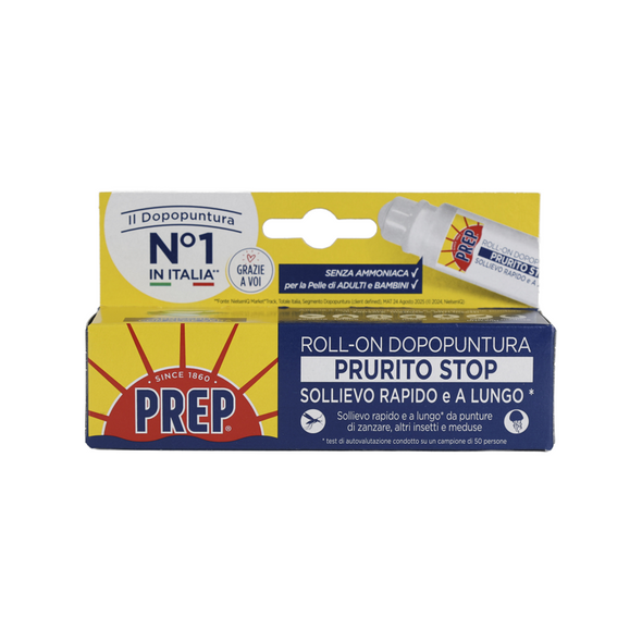 PREP REPELLENTE ROLL ON DOPOPUNTURA SENZA AMMONIACA CON ALOE VERA 15 ML  