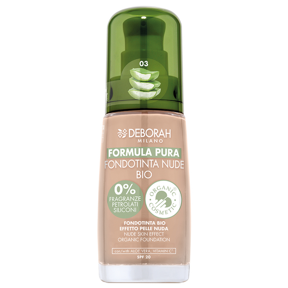 DEBORAH FORMULA PURA FONDOTINTA NUDE BIO N.03 BEIGE