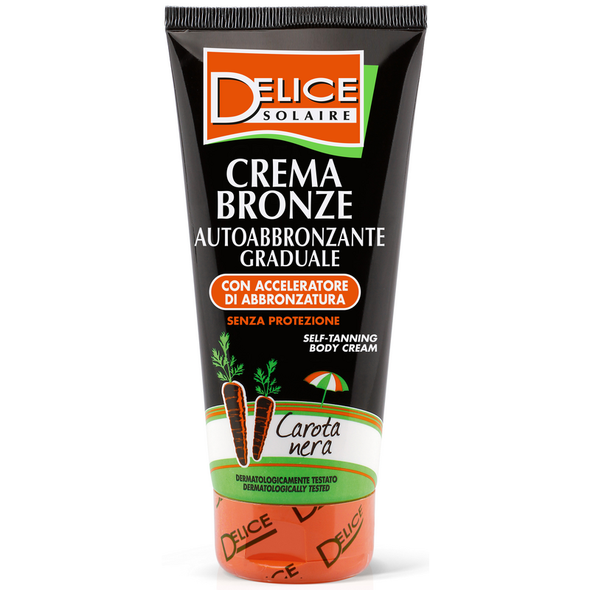 DELICE SOLAIRE CREMA SOLARE AUTOABBONZANTE CAROTA NERA BIO 200 ML