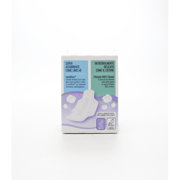 LINES e' COTONE GIORNO CON ALI 10 PZ  ASSORBENTI 