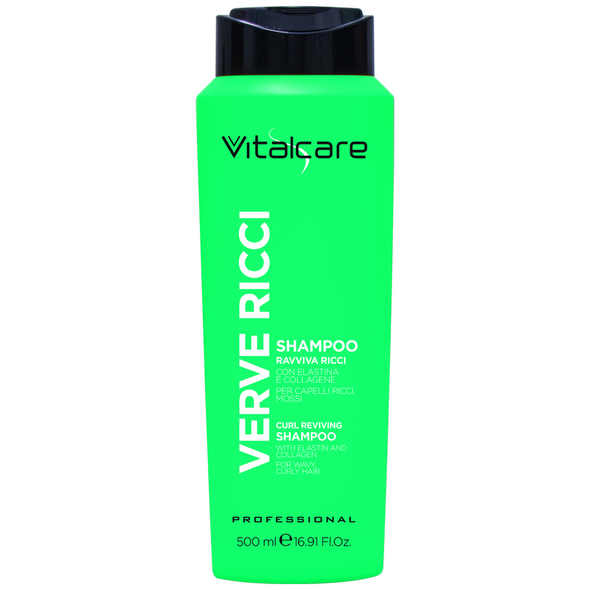 VITALCARE VERVE RICCI SHAMPOO RAVVIVA RICCI CON ELASTINA E COLLAGENE 500 ML