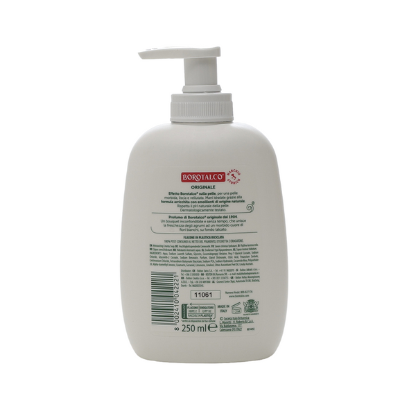 BOROTALCO SAPONETTA LIQUIDO MANI IDRATANTE 250 ML