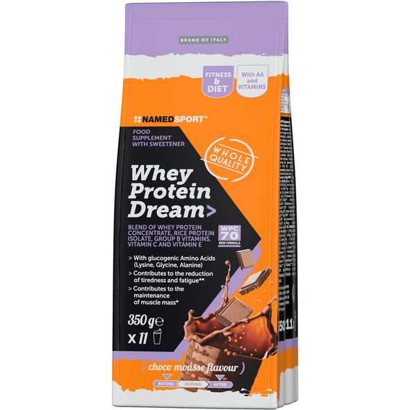 NAMED SPORT WHEY PROTEIN DREAM COCO MOUSSE 350 grammi 