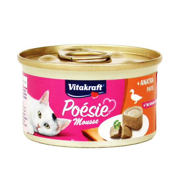 VITAKRAFT CAT POESIE MOUSSE ANATRA LATTINA 85 grammi