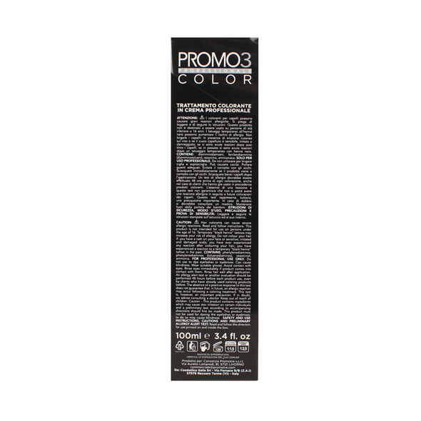 PROMO3 COLOR PROFESSIONALE CASTANO CHIARO LEGGERO CENERE 5,01 TUBO CREMA 100 ML