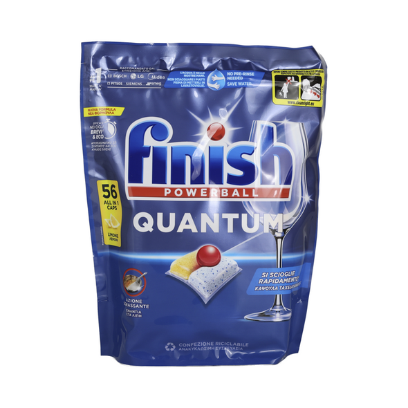 FINISH QUANTUM PASTIGLIE LAVASTIVIGLIE ALLin1 56 CAPS LEMON