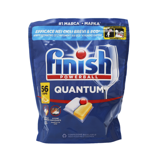 FINISH QUANTUM PASTIGLIE LAVASTIVIGLIE ALLin1 56 CAPS LEMON