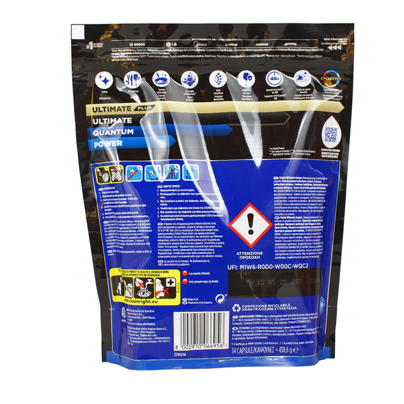 FINISH ULTIMATE PASTIGLIE LAVASTOVIGLIE ALLin1 34 CAPS LEMON