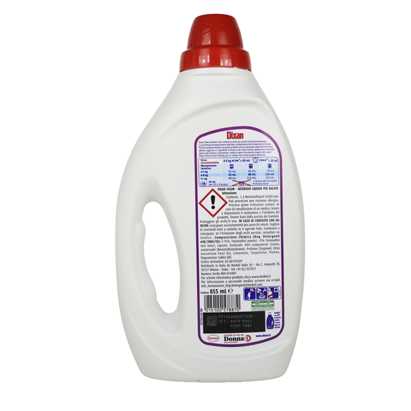 DIXAN DETERSIVO LIQUIDO BUCATO LAVATRICE COLOR 19 LAVAGGI