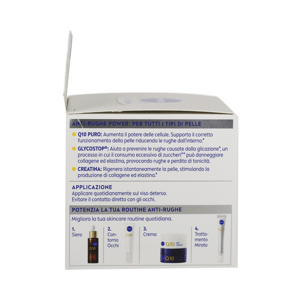 NIVEA VISO Q10 POWER CREMA ANTI-RUGHE GIORNO EXTRA RASSODANTE SPF30 PER TUTTI I TIPI DI PELLE 50 ML