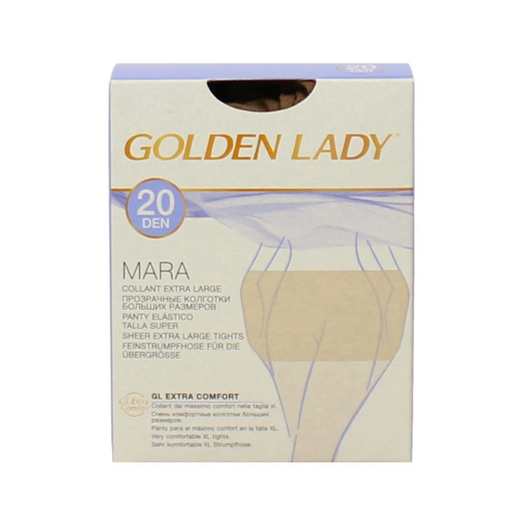 GOLDEN LADY COLLANT MARA 20 DENARI 70A COLORE MELON TAGLIA XL IN ASTUCCIO