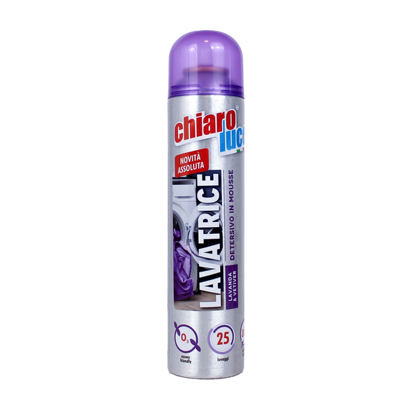 CHIARO LUCE LAVATRICE DETERSIVO IN MOUSSE LAVANDA & VETIVER 25 LAVAGGI 300 ML
