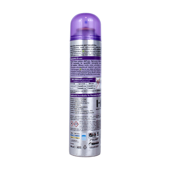 CHIARO LUCE LAVATRICE DETERSIVO IN MOUSSE LAVANDA & VETIVER 25 LAVAGGI 300 ML