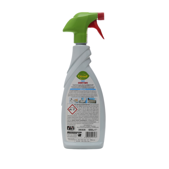 CITROSIL BAGNO DISINFETTANTE AZIONE VIRUCIDA CON ESSENZE DI FIORI BIANCHI TRIGGER 650 ML